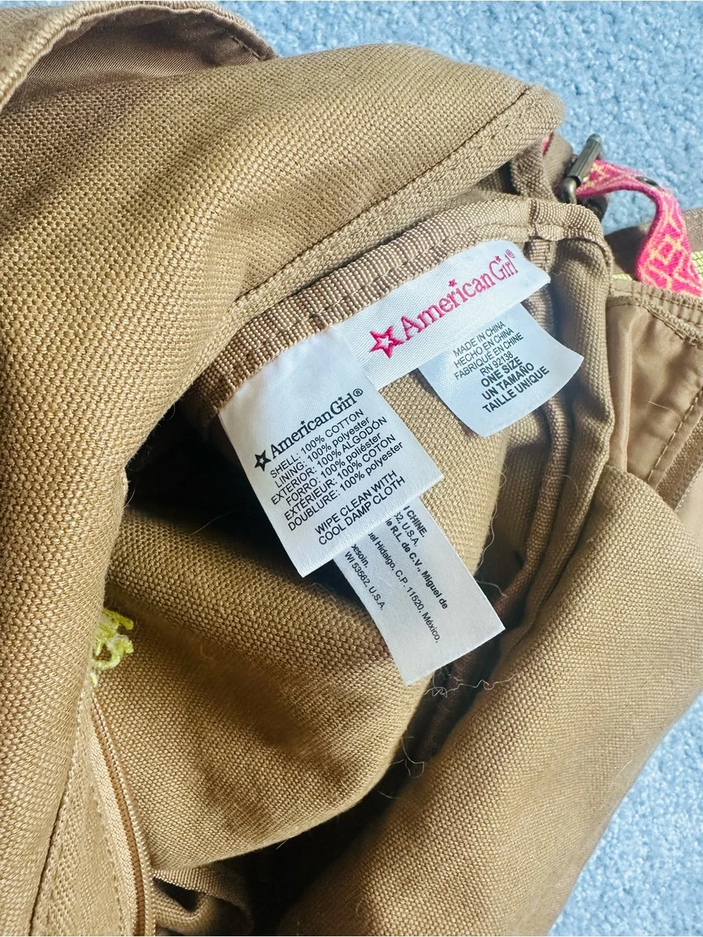 American Girl Lea Clark Convertible Crossbody Backpack Bag